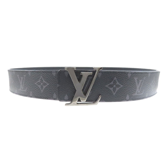 LOUIS VUITTON belt M9043 Monogram Eclipse black Belt/LV initial 40MM reversible mens Used Authentic