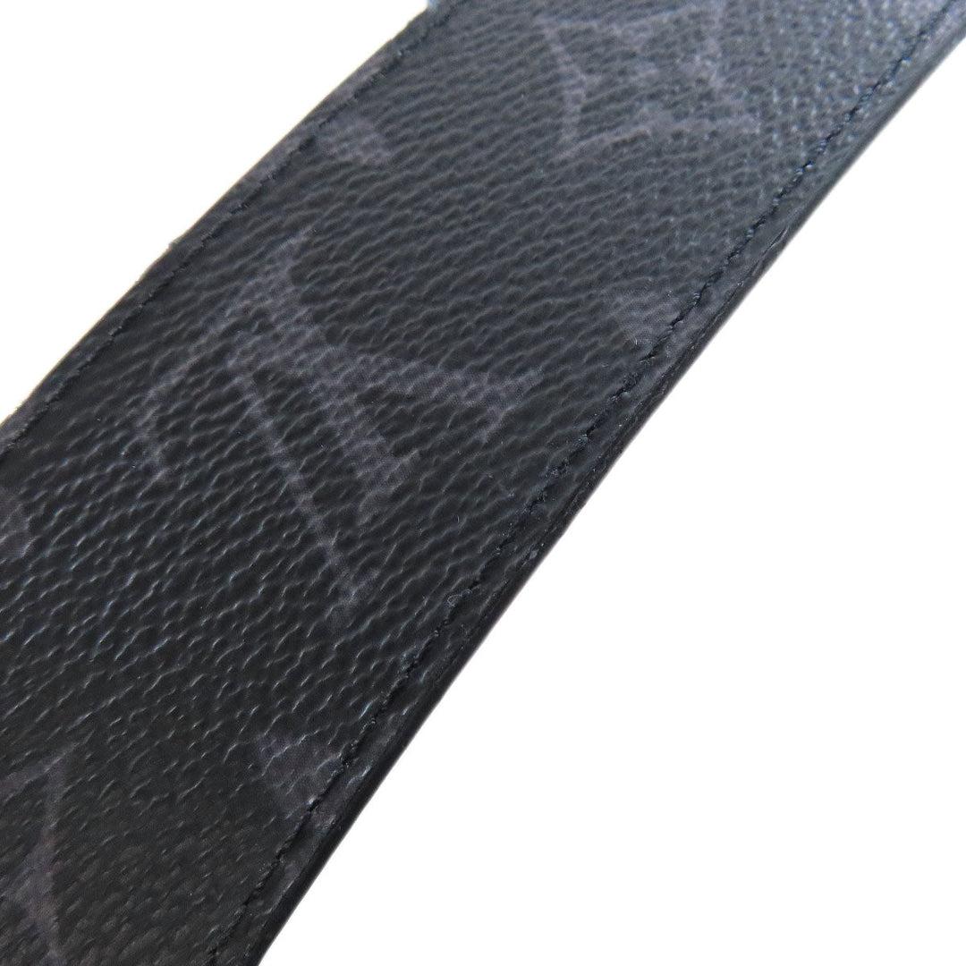 LOUIS VUITTON belt M9043 Monogram Eclipse black Belt/LV initial 40MM reversible mens Used Authentic
