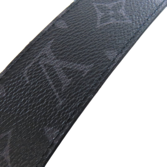 LOUIS VUITTON belt M9043 Monogram Eclipse black Belt/LV initial 40MM reversible mens Used Authentic