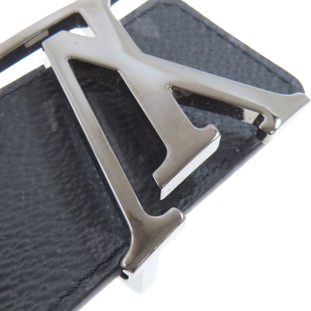 LOUIS VUITTON belt M9043 Monogram Eclipse black Belt/LV initial 40MM reversible mens Used Authentic