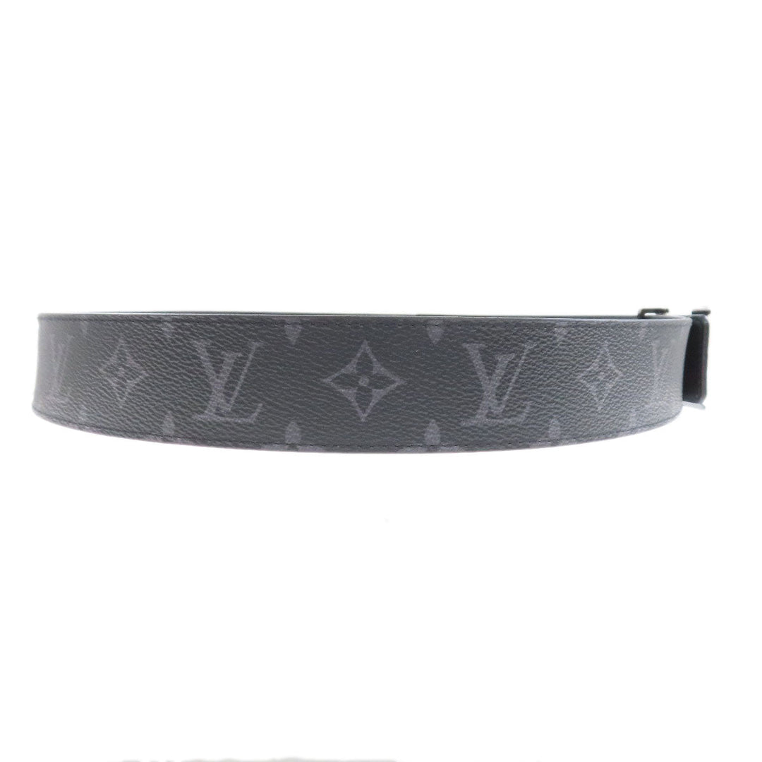 LOUIS VUITTON belt M9043 Monogram Eclipse black Belt/LV initial 40MM reversible mens Used Authentic