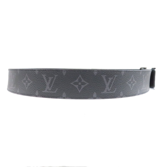 LOUIS VUITTON belt M9043 Monogram Eclipse black Belt/LV initial 40MM reversible mens Used Authentic