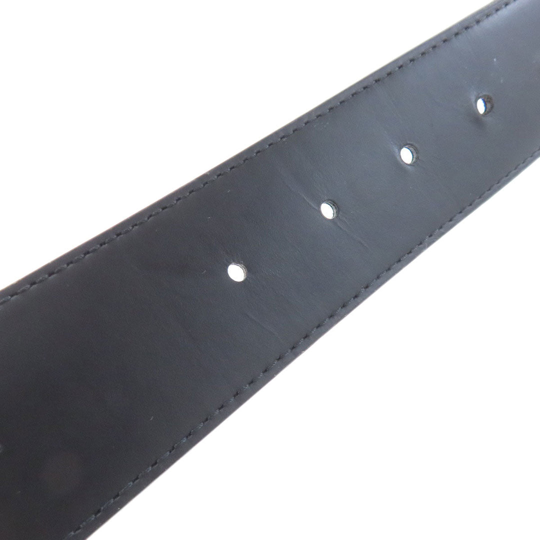 LOUIS VUITTON belt M9043 Monogram Eclipse black Belt/LV initial 40MM reversible mens Used Authentic