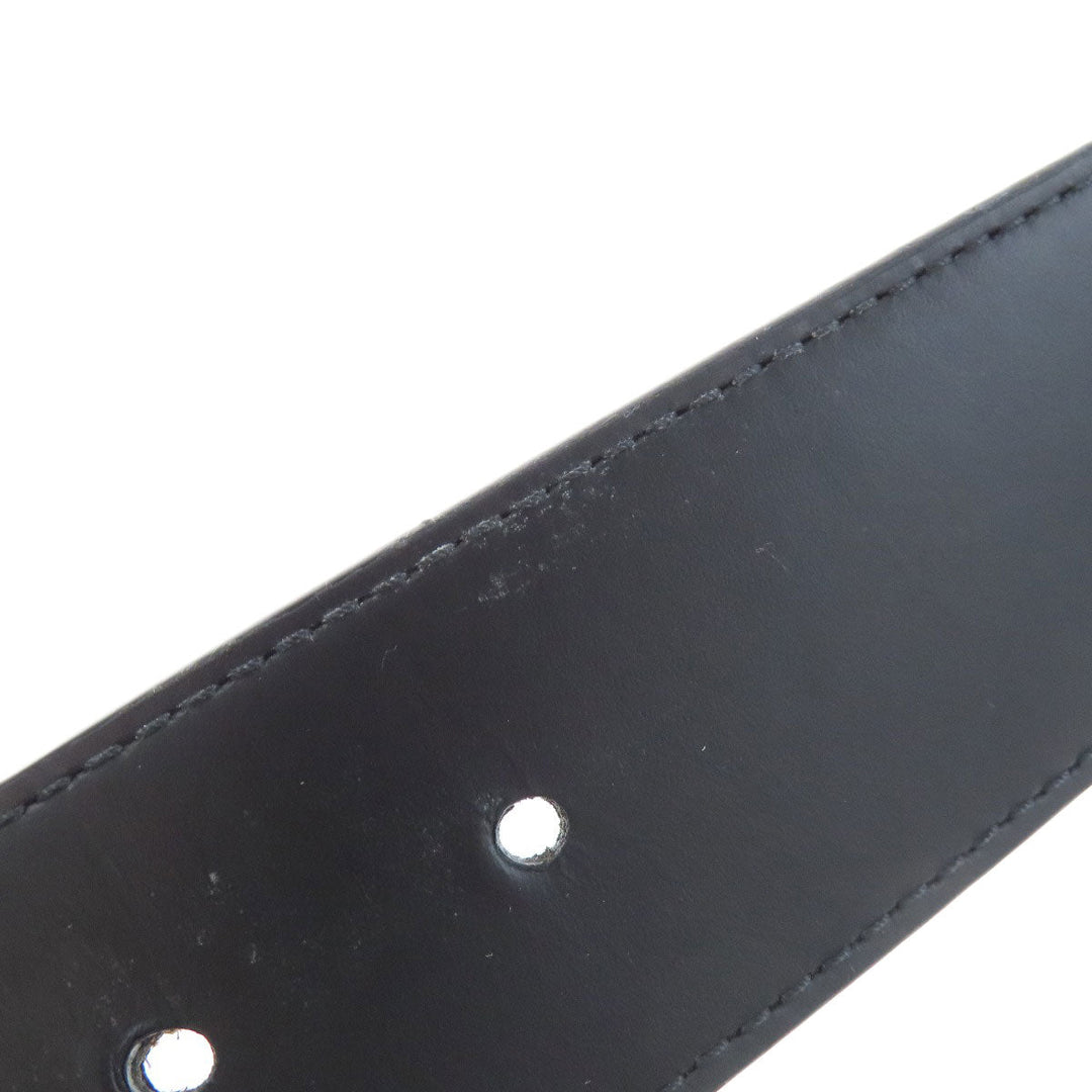 LOUIS VUITTON belt M9043 Monogram Eclipse black Belt/LV initial 40MM reversible mens Used Authentic