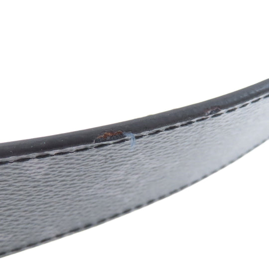 LOUIS VUITTON belt M9043 Monogram Eclipse black Belt/LV initial 40MM reversible mens Used Authentic