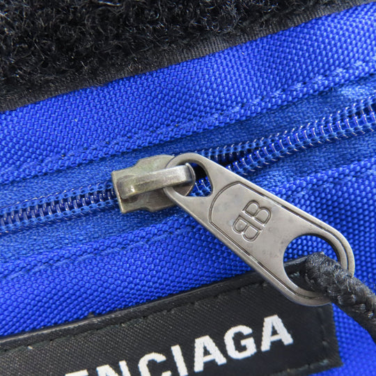 BALENCIAGA Shoulder Bag 532298 Nylon blue Shoulder pouch Women Used Authentic