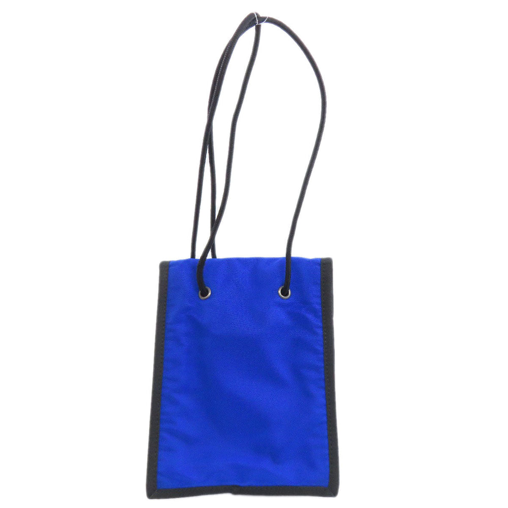 BALENCIAGA Shoulder Bag 532298 Nylon blue Shoulder pouch Women Used Authentic