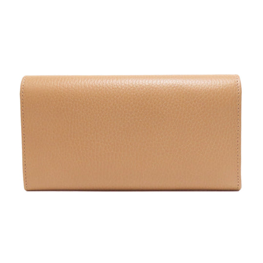 GUCCI Long Wallet Purse 615524 leather beige Interlocking G outlet Women Used Authentic
