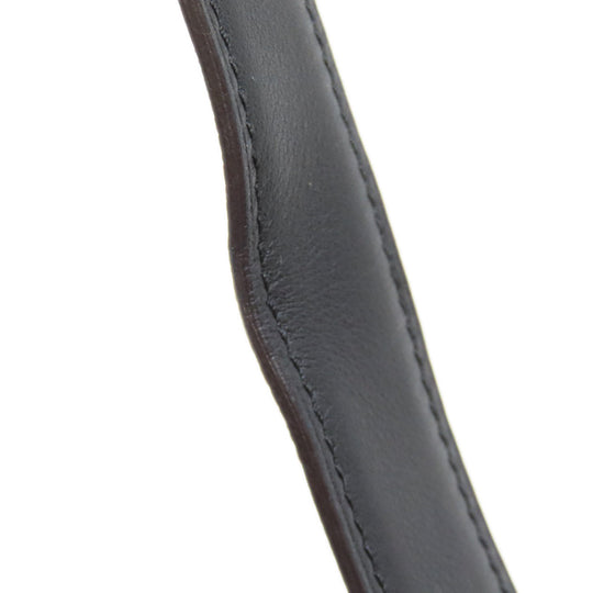 HERMES belt Calfskin Brown H Belt Gold Metal