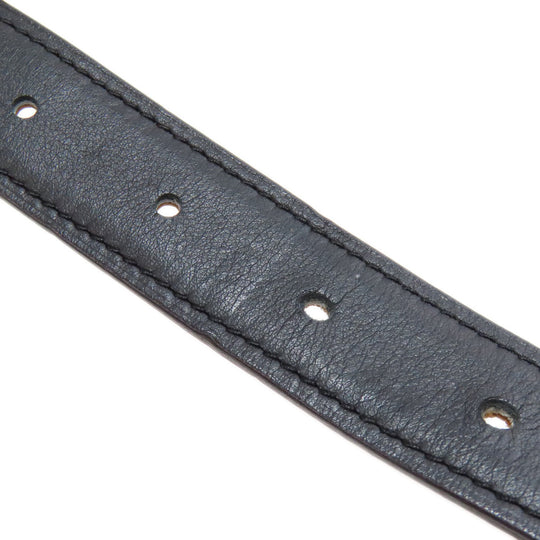 HERMES belt Calfskin Brown H Belt Gold Metal