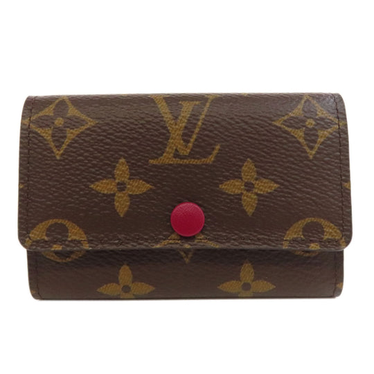 LOUIS VUITTON Key case Key holder  M60701 Monogram canvas Brown Multicles6