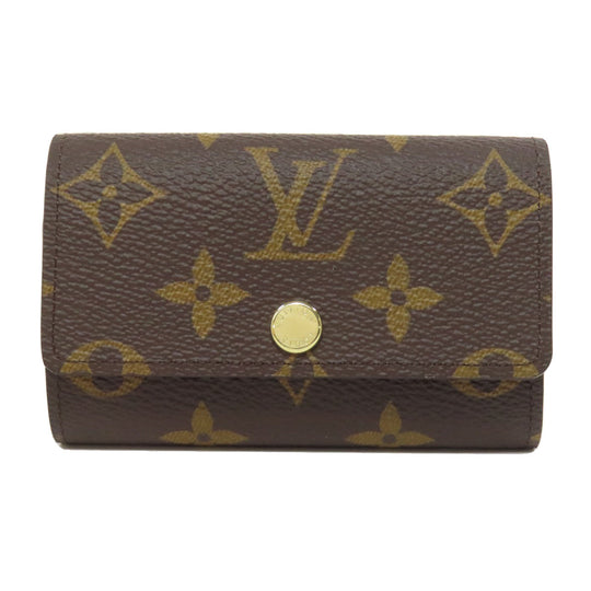 LOUIS VUITTON Key case Key holder  M62630 Monogram canvas Brown Multicles6 Women Used Authentic