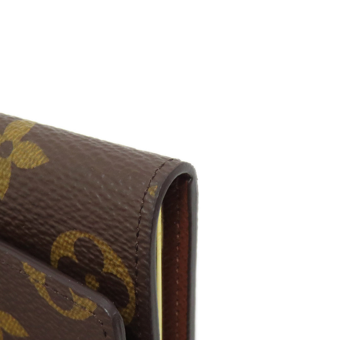 LOUIS VUITTON Key case Key holder  M62630 Monogram canvas Brown Multicles6 Women Used Authentic