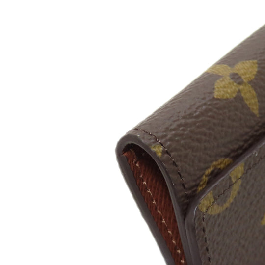LOUIS VUITTON Key case Key holder  M62630 Monogram canvas Brown Multicles6 Women Used Authentic