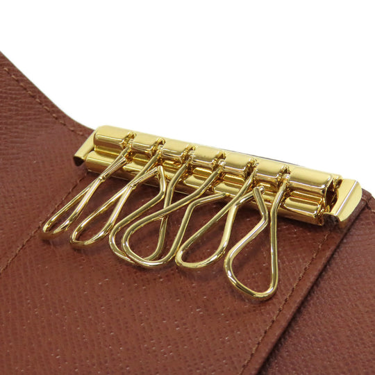 LOUIS VUITTON Key case Key holder  M62630 Monogram canvas Brown Multicles6 Women Used Authentic
