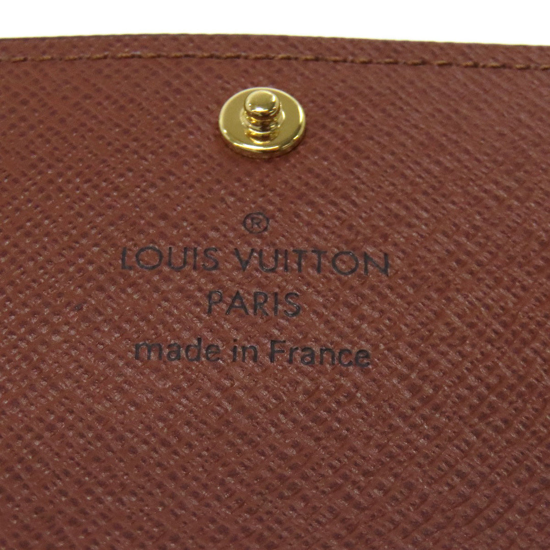 LOUIS VUITTON Key case Key holder  M62630 Monogram canvas Brown Multicles6 Women Used Authentic