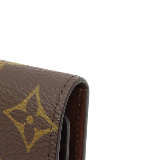 LOUIS VUITTON Key case Key holder  M62630 Monogram canvas Brown Multicles6 Women Used Authentic