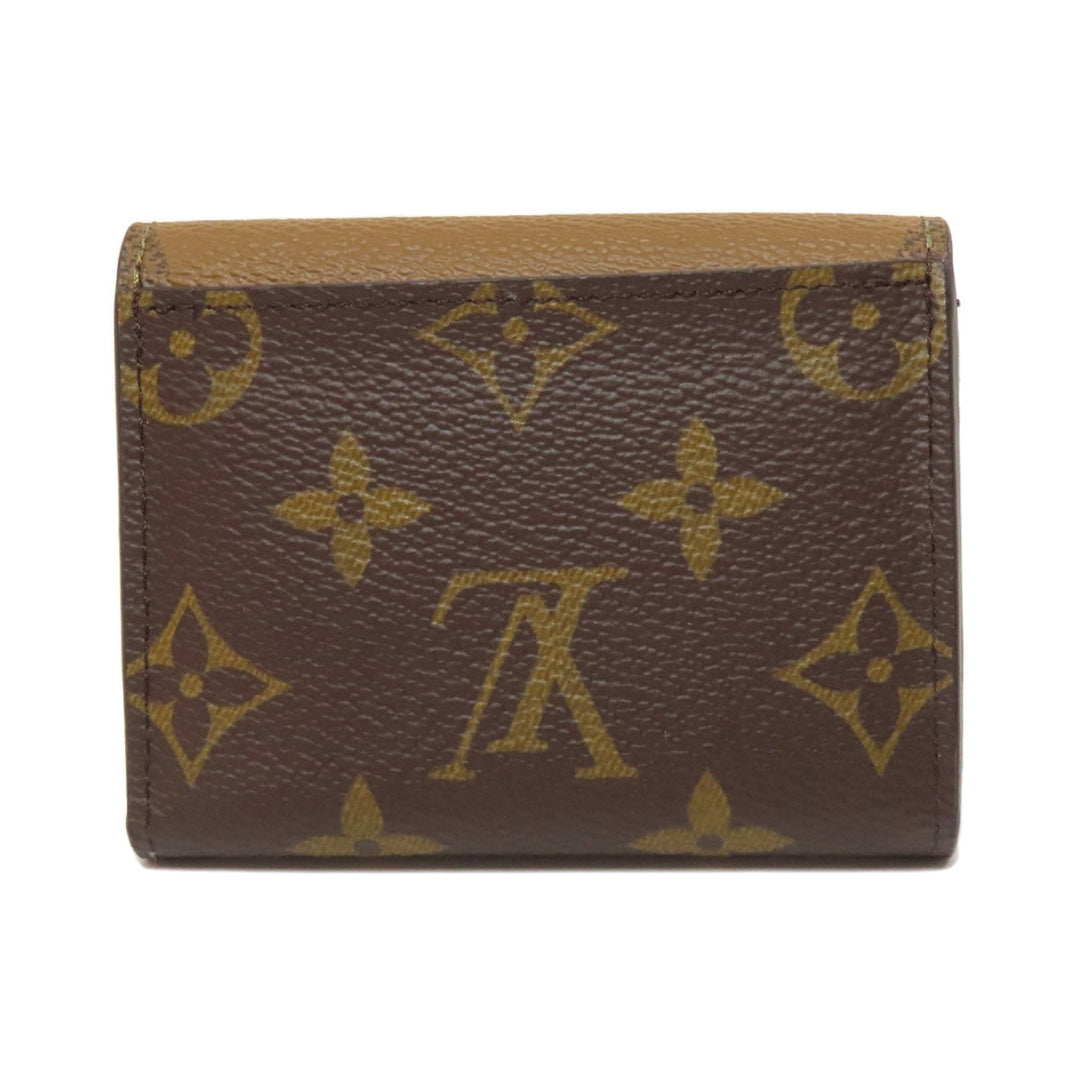 LOUIS VUITTON Bifold Wallet M80725 Monogram reverse Brown Portefeuille Zoe