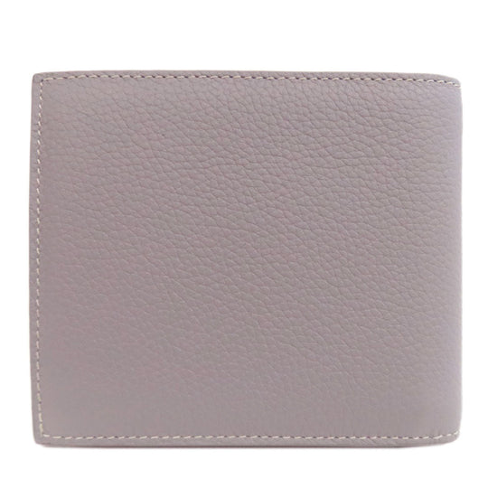 Christian Dior Bifold Wallet leather gray logo Women Used Authentic