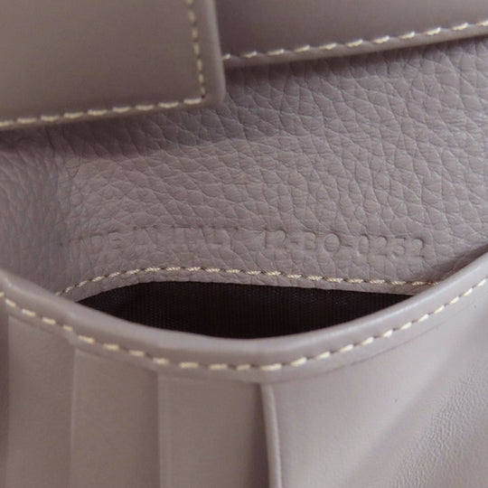 Christian Dior Bifold Wallet leather gray logo Women Used Authentic