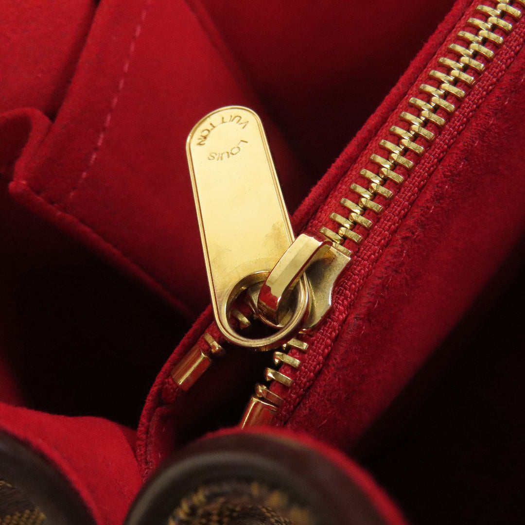 LOUIS VUITTON Tote Bag N48108 Damier canvas Brown Greet Women Used Authentic