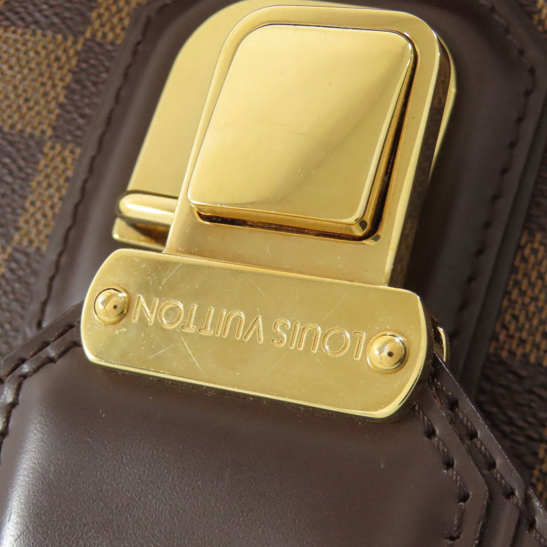 LOUIS VUITTON Tote Bag N48108 Damier canvas Brown Greet Women Used Authentic