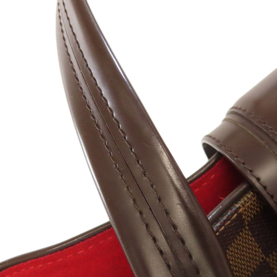 LOUIS VUITTON Tote Bag N48108 Damier canvas Brown Greet Women Used Authentic