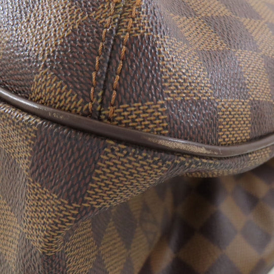 LOUIS VUITTON Tote Bag N48108 Damier canvas Brown Greet Women Used Authentic