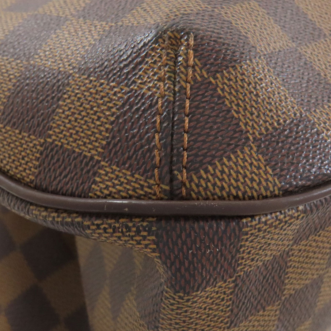 LOUIS VUITTON Tote Bag N48108 Damier canvas Brown Greet Women Used Authentic