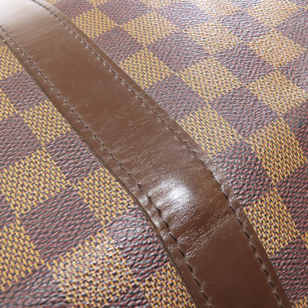 LOUIS VUITTON Boston Duffel bag N41427 Damier canvas Brown Keepall 50 Women Used Authentic