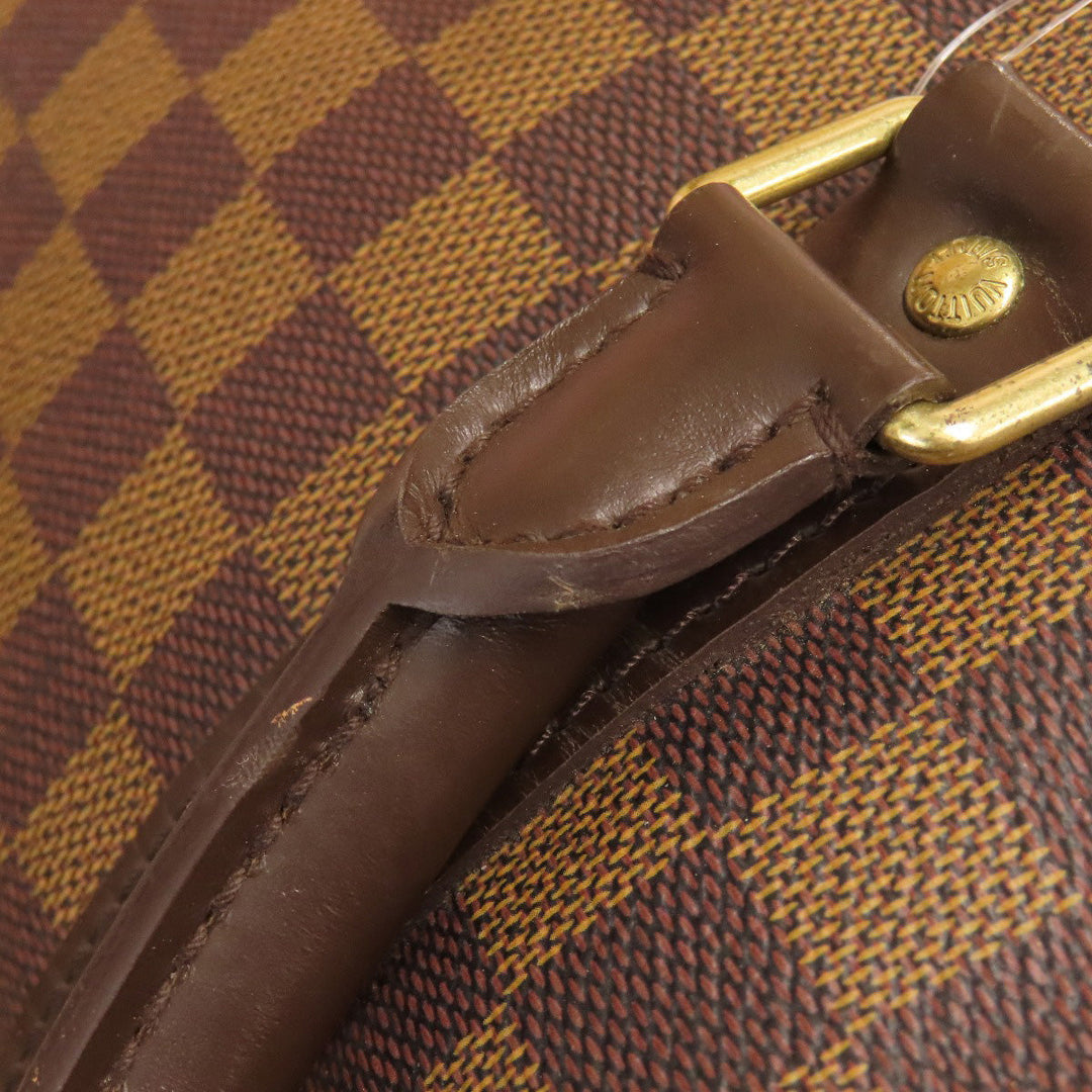 LOUIS VUITTON Boston Duffel bag N41427 Damier canvas Brown Keepall 50 Women Used Authentic