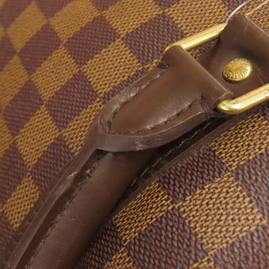 LOUIS VUITTON Boston Duffel bag N41427 Damier canvas Brown Keepall 50 Women Used Authentic
