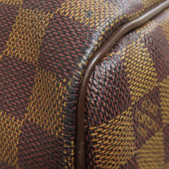 LOUIS VUITTON Boston Duffel bag N41427 Damier canvas Brown Keepall 50 Women Used Authentic
