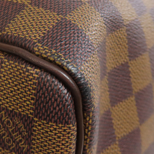 LOUIS VUITTON Boston Duffel bag N41427 Damier canvas Brown Keepall 50 Women Used Authentic