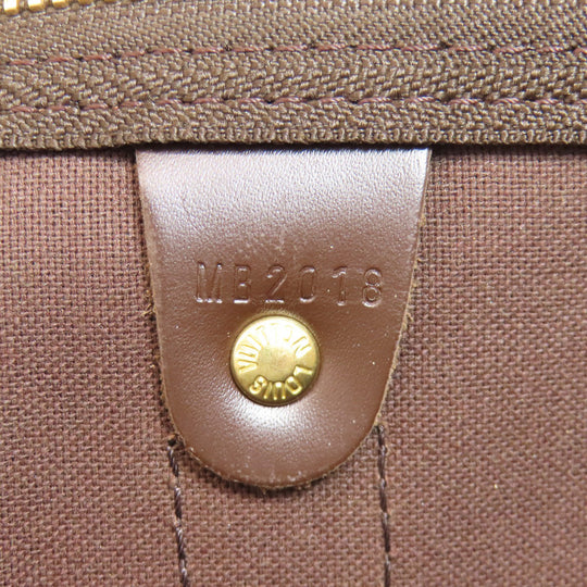 LOUIS VUITTON Boston Duffel bag N41427 Damier canvas Brown Keepall 50 Women Used Authentic