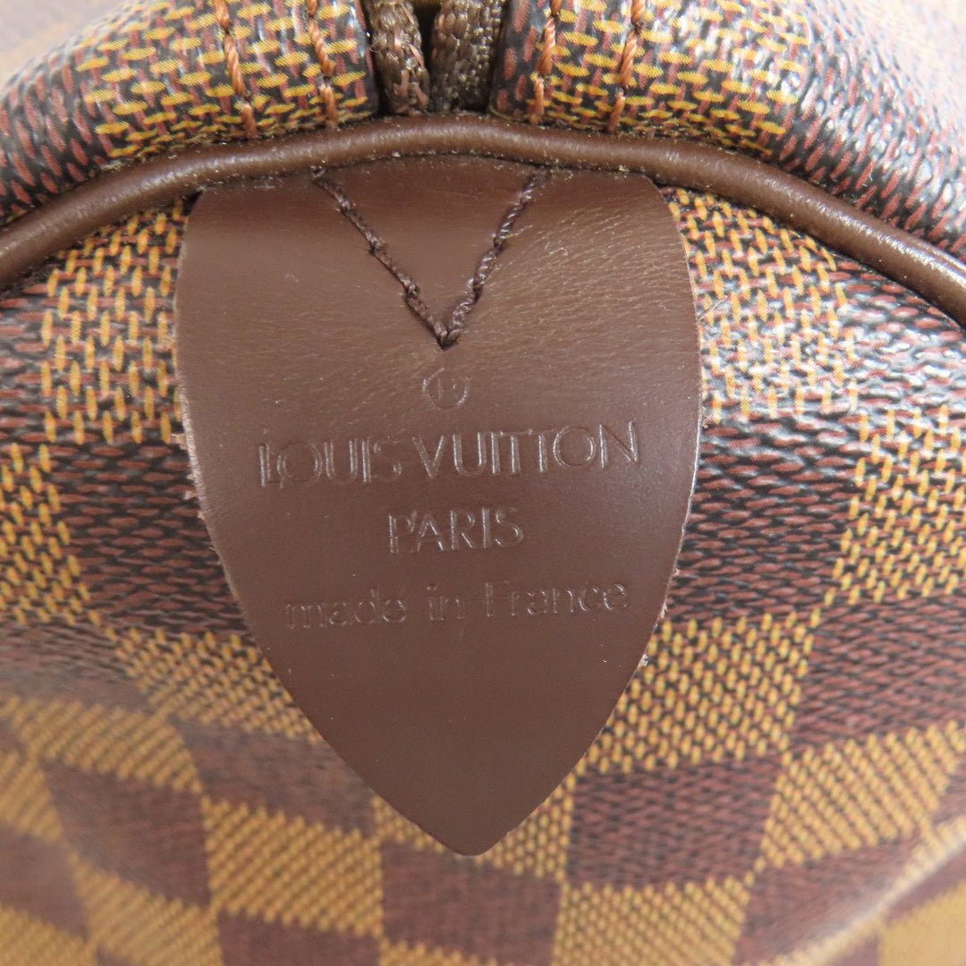 LOUIS VUITTON Boston Duffel bag N41427 Damier canvas Brown Keepall 50 Women Used Authentic