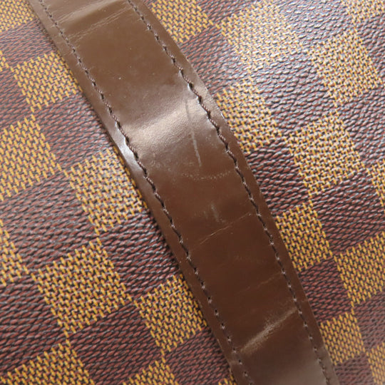 LOUIS VUITTON Boston Duffel bag N41427 Damier canvas Brown Keepall 50 Women Used Authentic