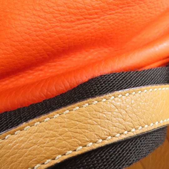 TOD’S Backpack leather Orange Simple design