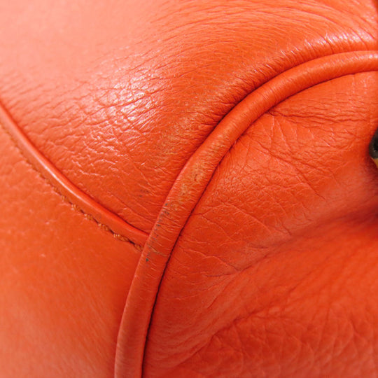 TOD’S Backpack leather Orange Simple design