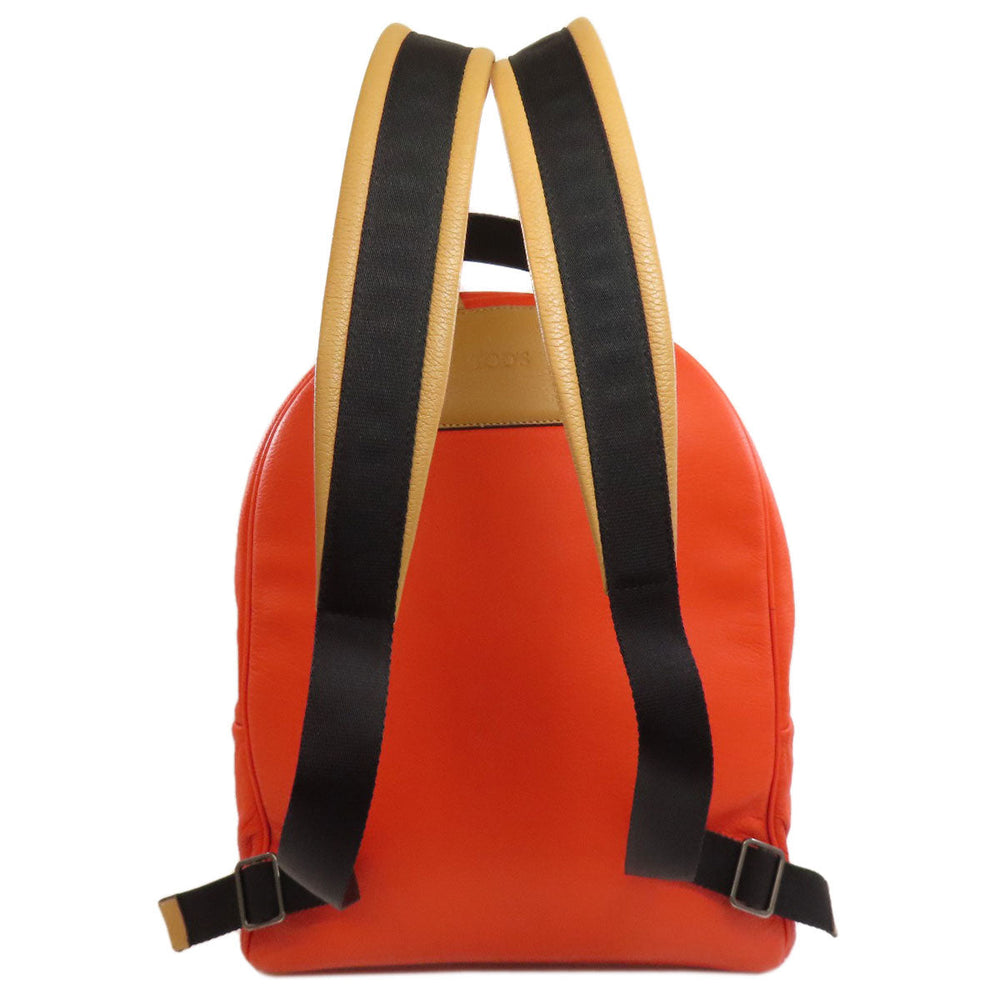 TOD’S Backpack leather Orange Simple design