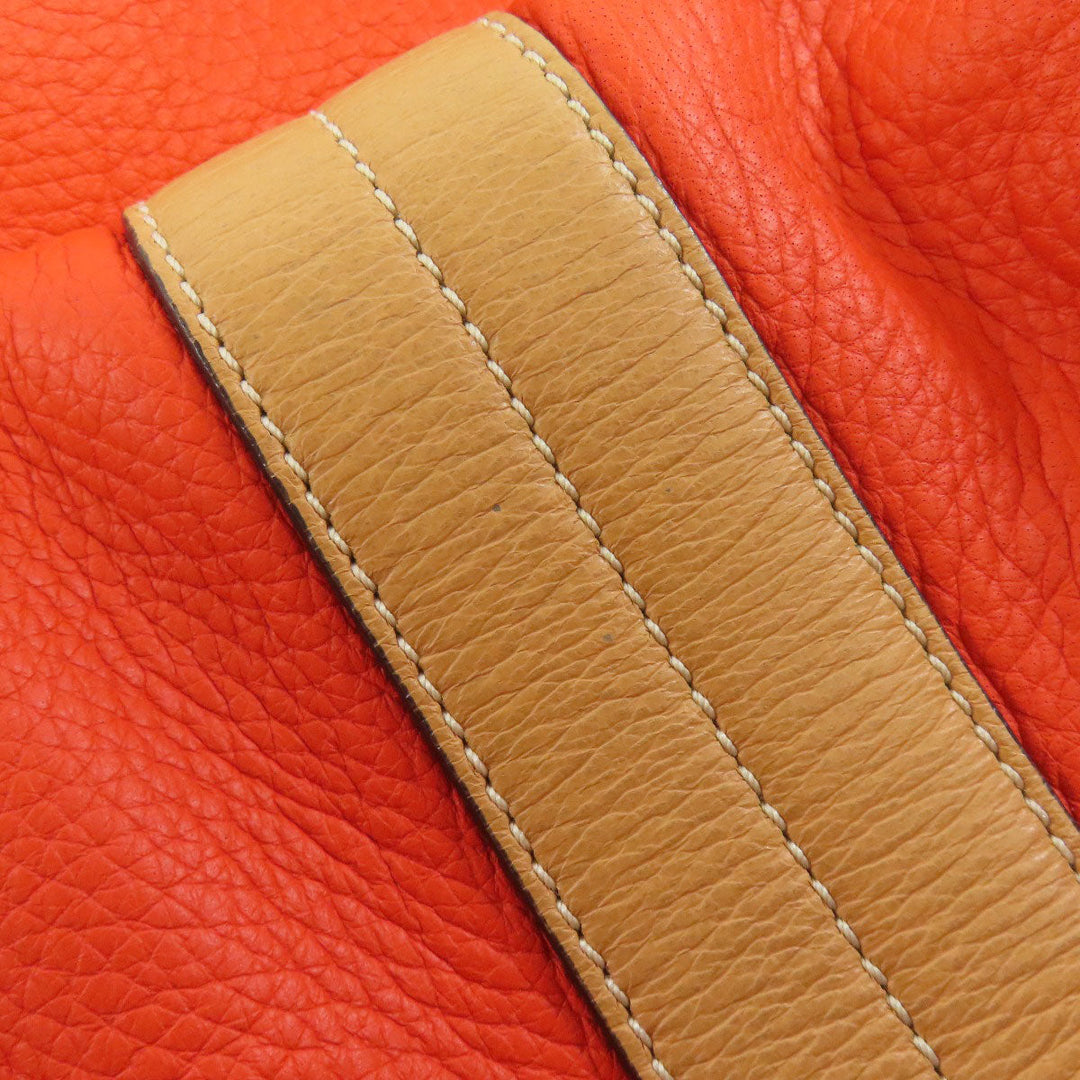 TOD’S Backpack leather Orange Simple design