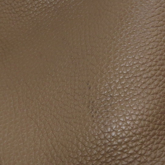HERMES Handbag Taurillon Clemence beige Picotin Lock MM Etoupe Gold Metal