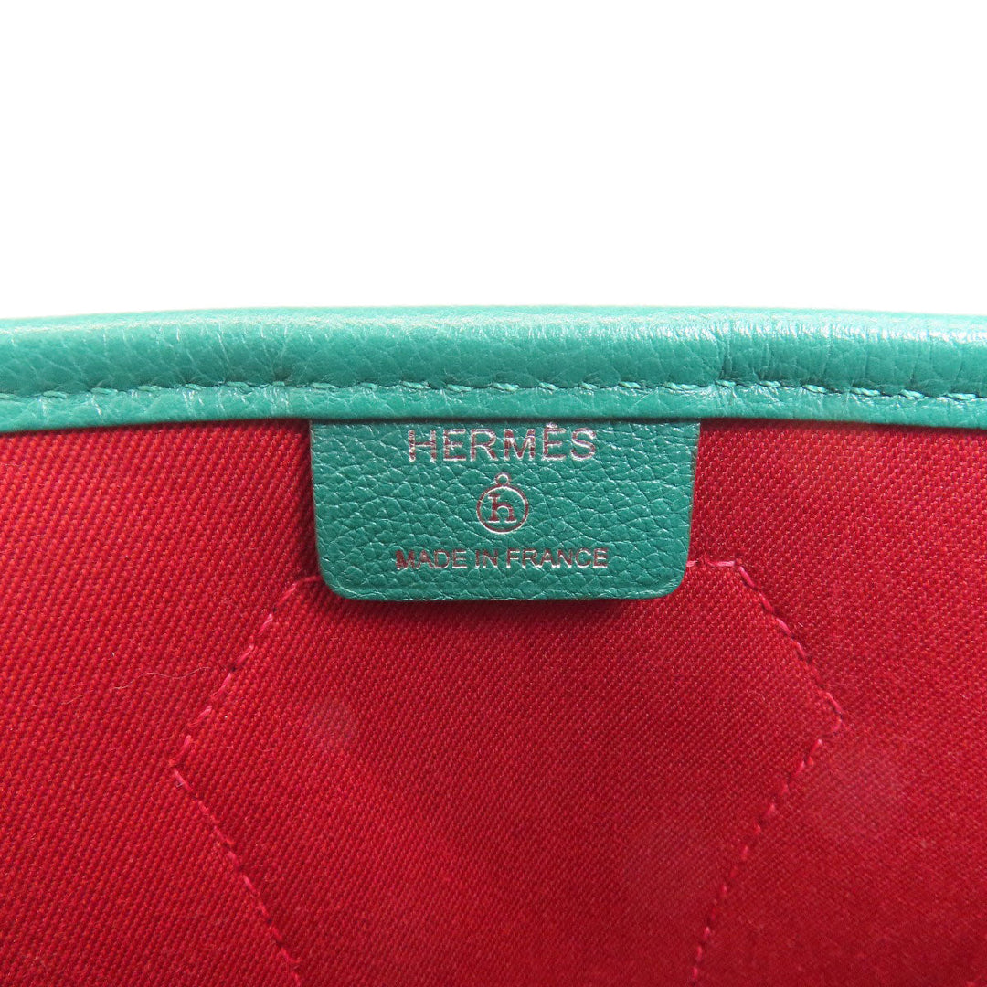 HERMES Tote Bag canvas Orange Petite Ash Belle
