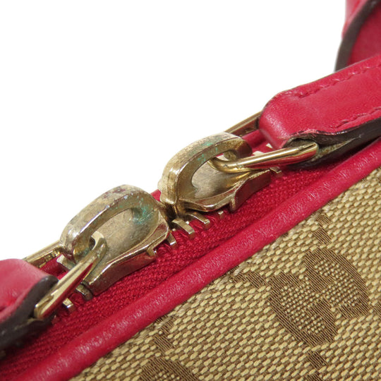GUCCI Tote Bag 269957 canvas Brown GG heart charm