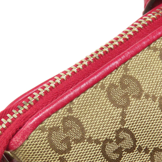 GUCCI Tote Bag 269957 canvas Brown GG heart charm