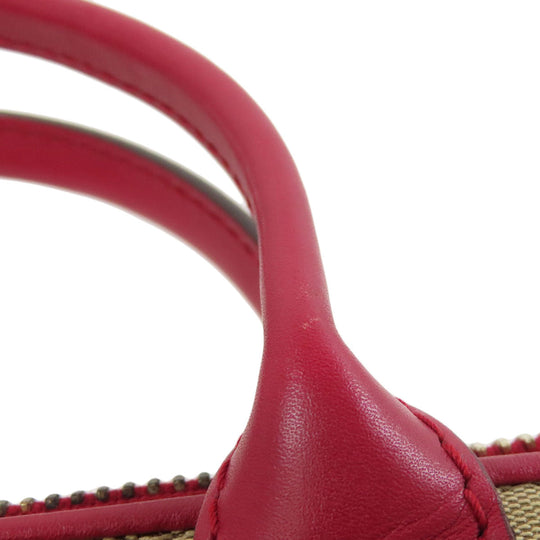 GUCCI Tote Bag 269957 canvas Brown GG heart charm