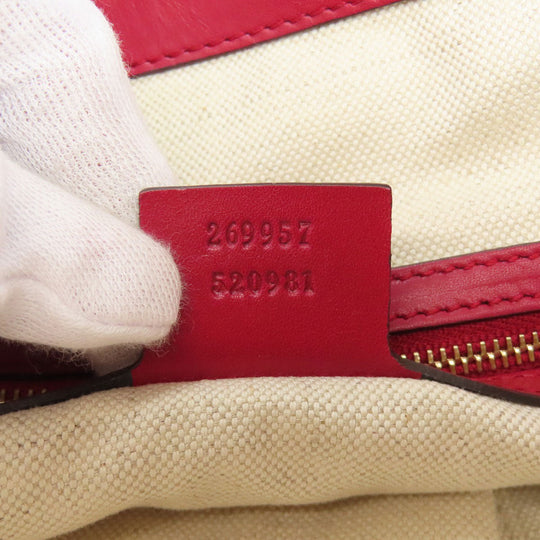 GUCCI Tote Bag 269957 canvas Brown GG heart charm