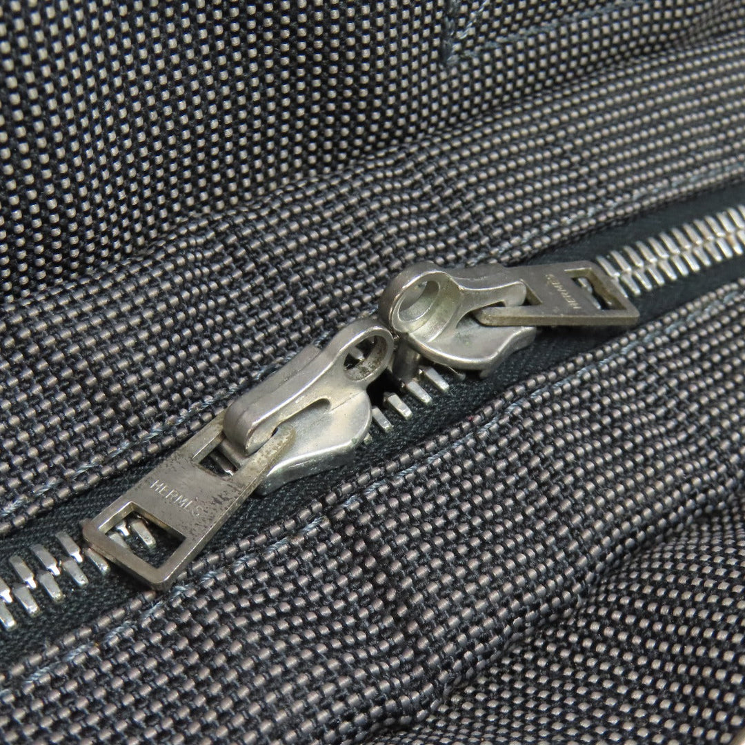 HERMES Handbag canvas gray Her LinePM
