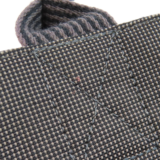 HERMES Handbag canvas gray Her LinePM
