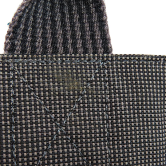 HERMES Handbag canvas gray Her LinePM